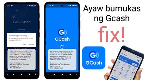 bakit ayaw bumukas ng gcash .